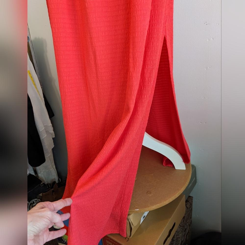 Michael Kors summer maxi slit cross straps dress nwt - Picture 2 of 15